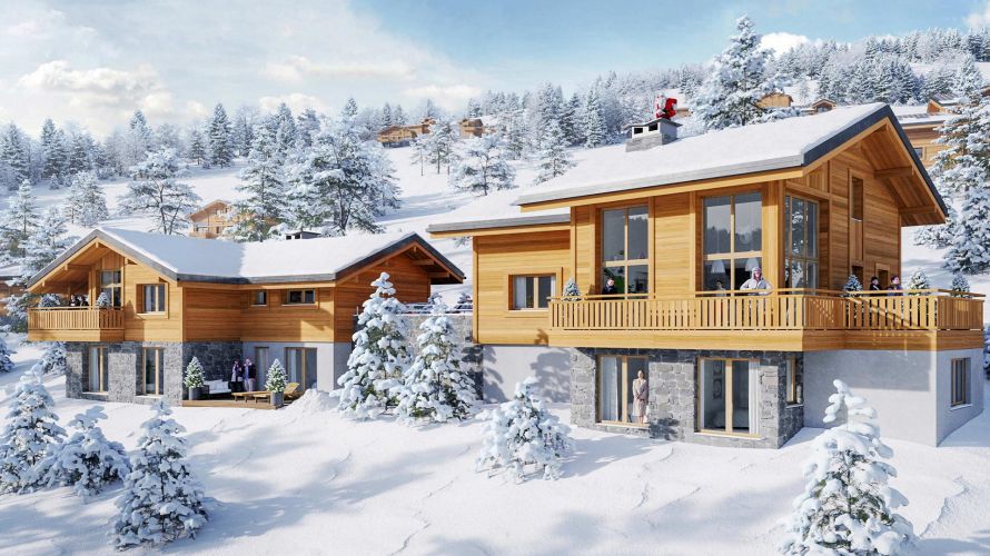 Alps Living - Programme immobilier L'Échappée, Les Gets - Vue Extérieure 3