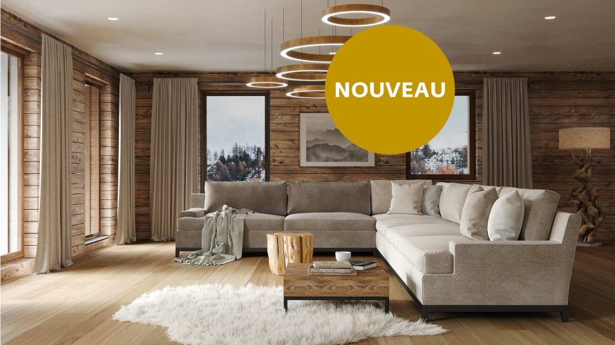 Alps Living - Programme immobilier L'Écrin, Les Gets - Vue intérieure 1