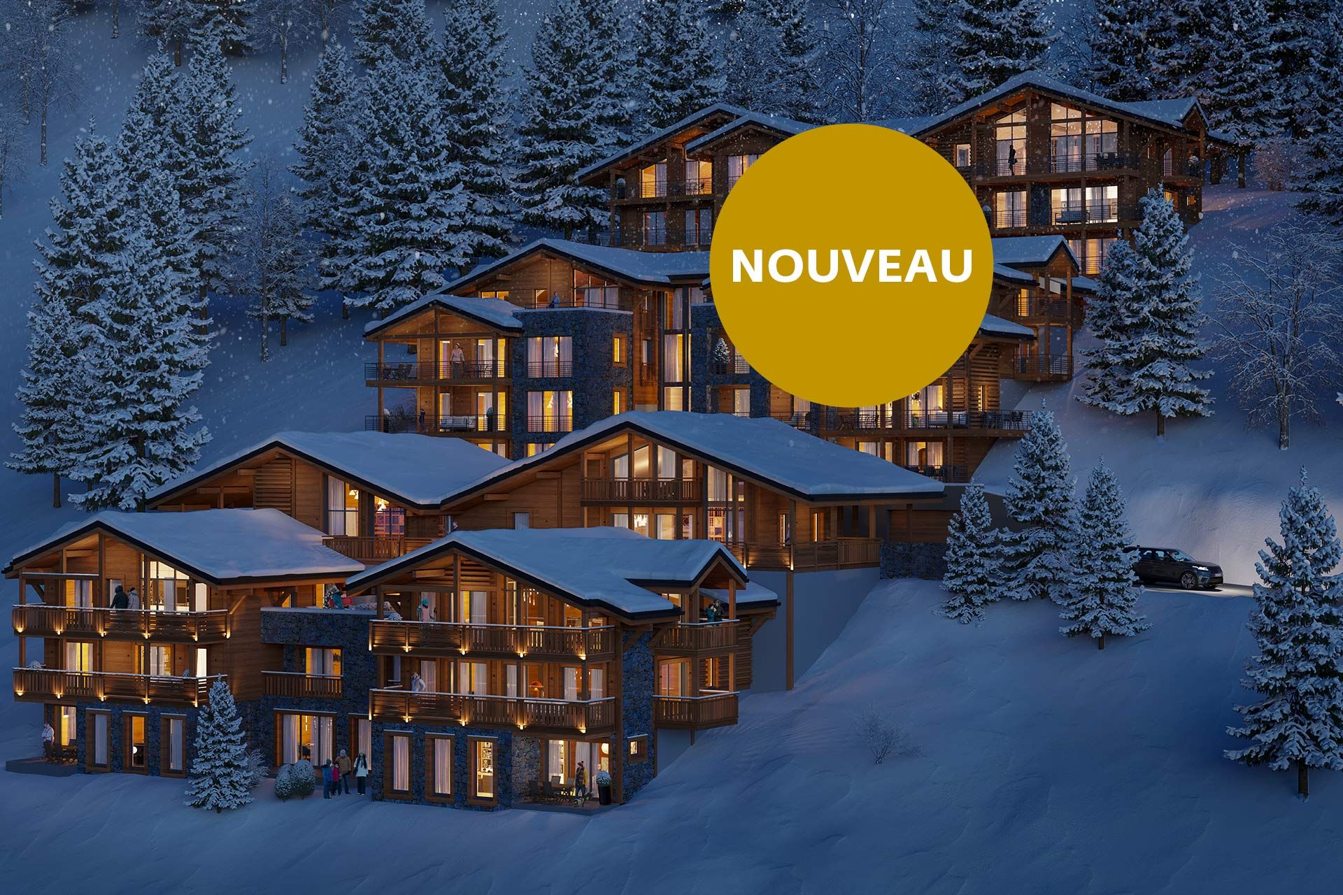 Alps Living - Programme immobilier L'Écrin, Les Gets - Vue extérieure 2