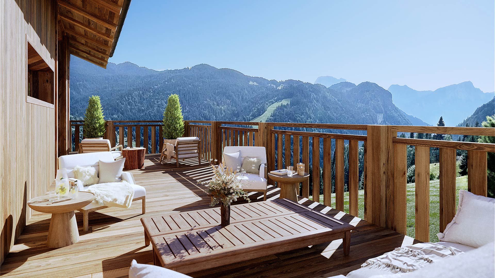 Alps Living - Programme immobilier Les Platons, Les Gets - Vue extérieure 5