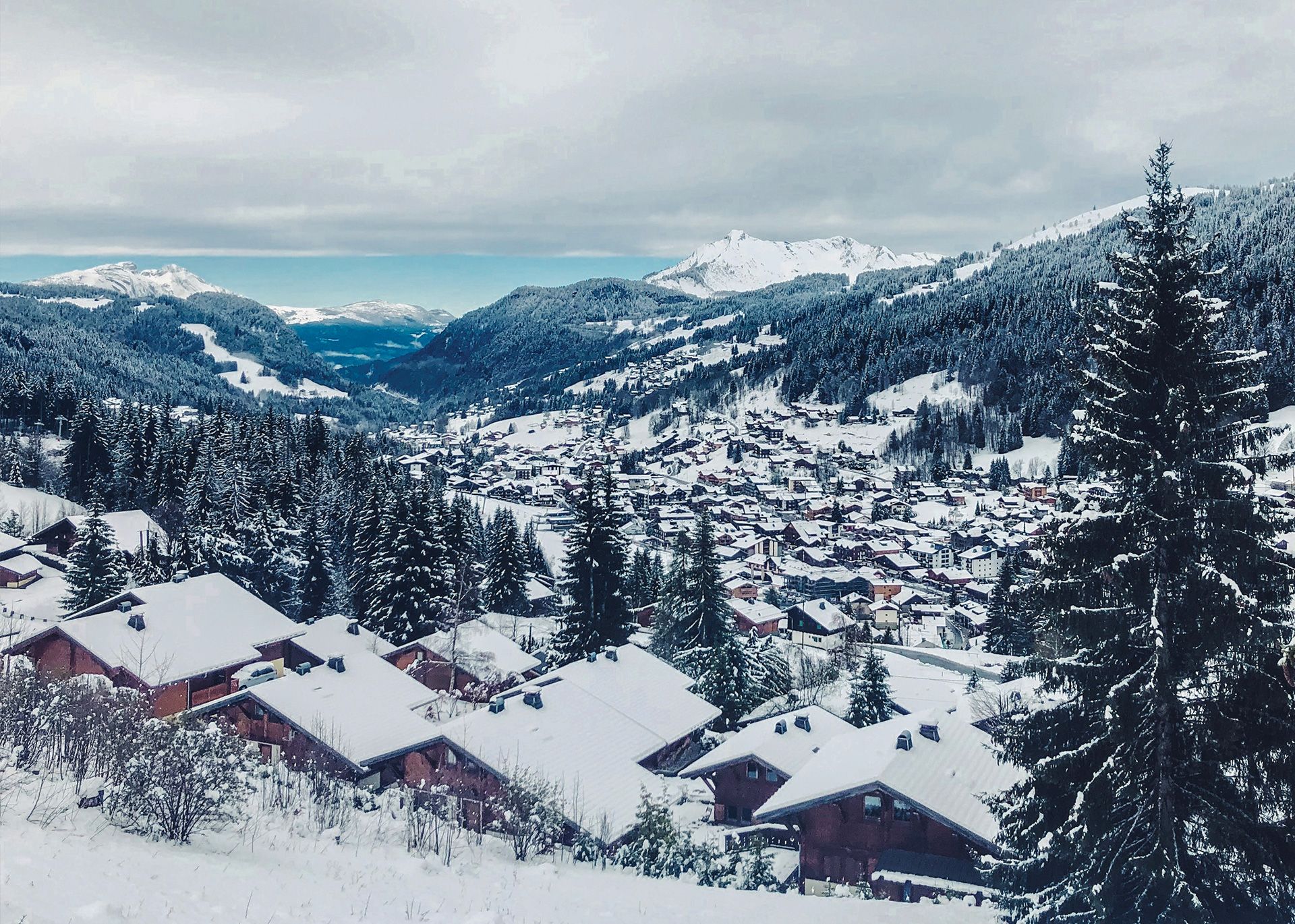 Alps Living - Programme immobilier La Croisette, Les Gets - Vue du village