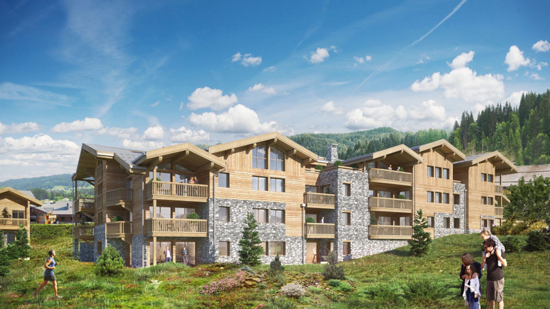 Alps Living - Programme immobilier La Ferme des Pistes, Les Gets - Réalisation