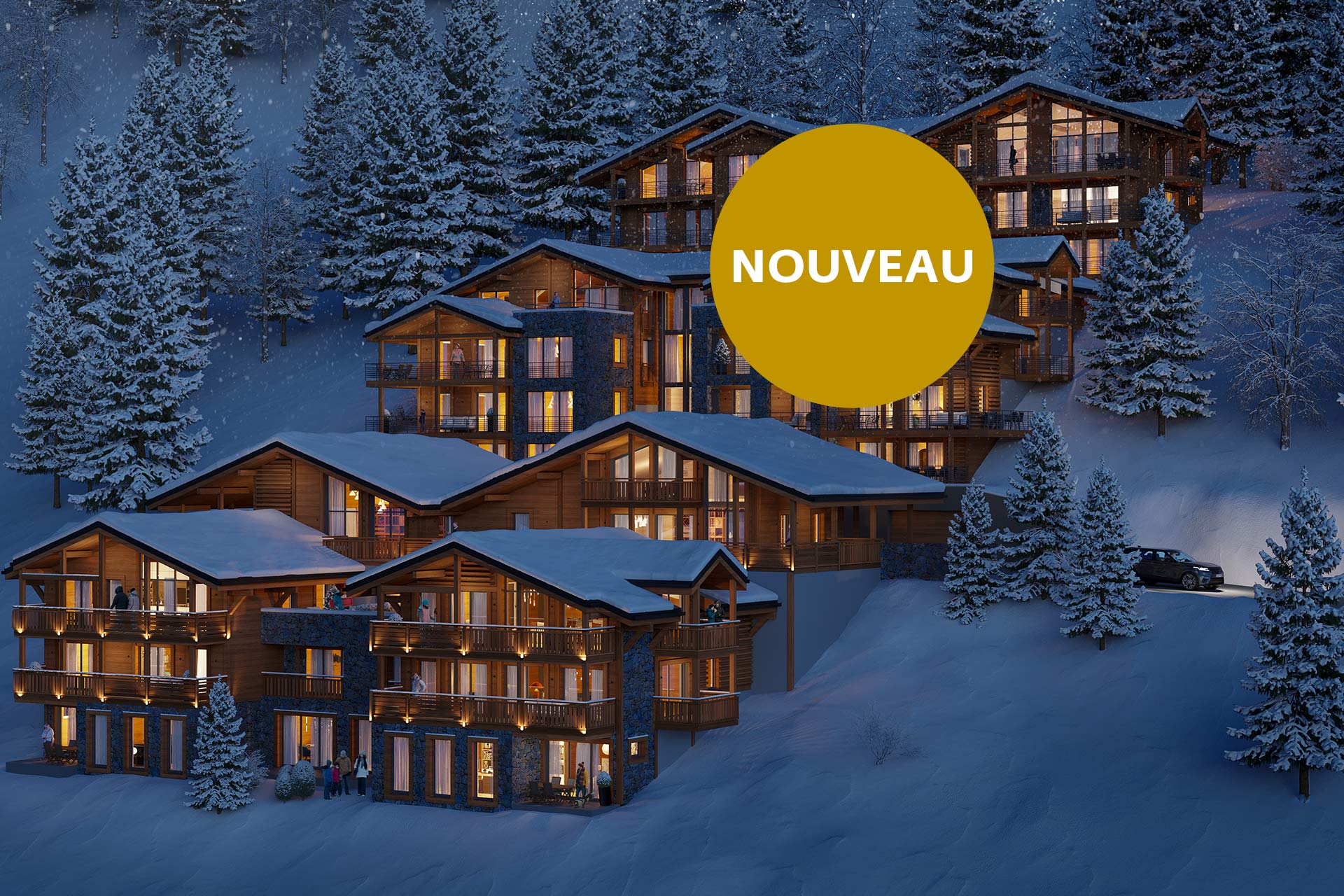 Alps Living - Programme immobilier L'Écrin, Les Gets - Vue extérieure 2