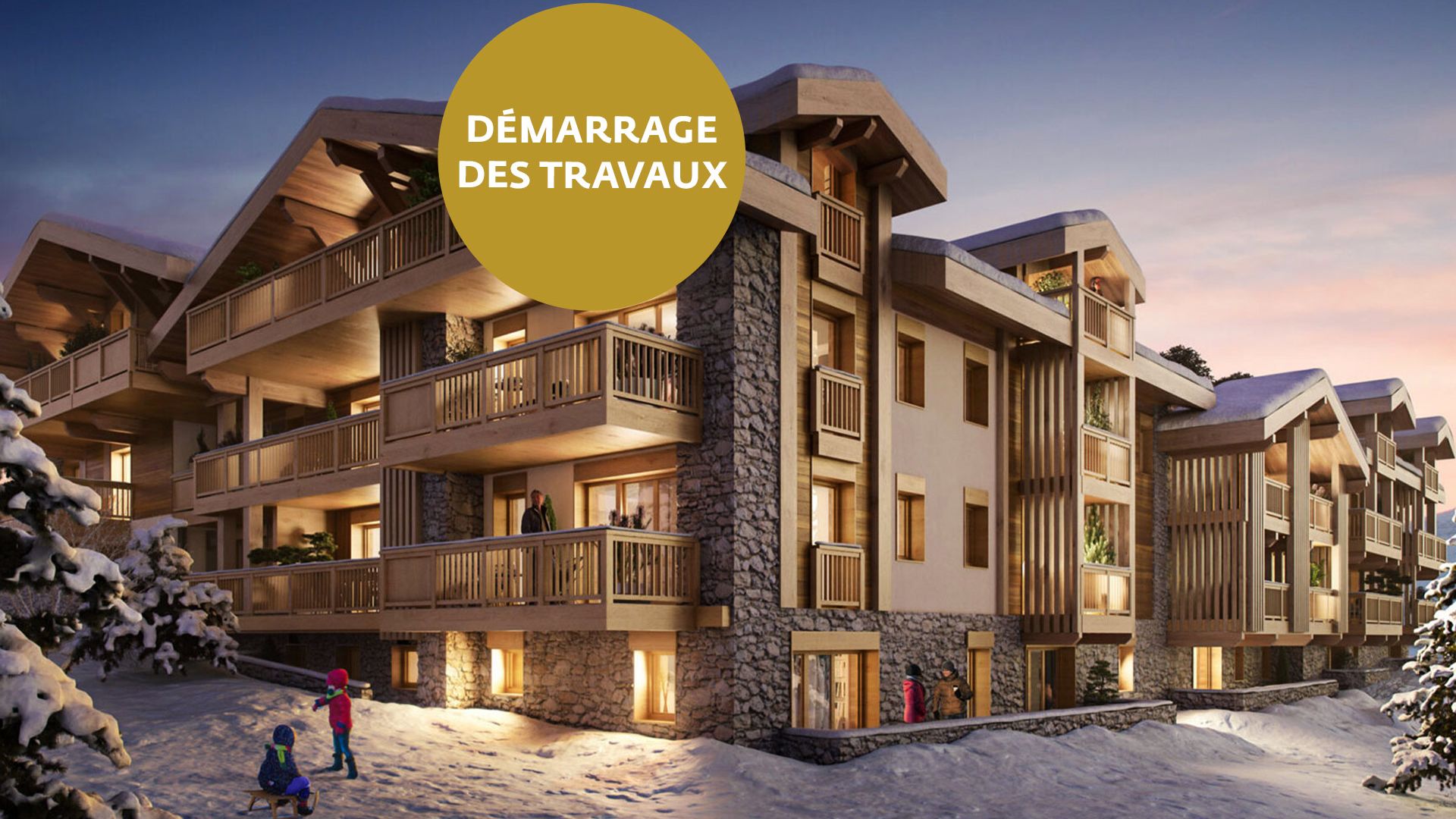 Alps Living - Programme immobilier Le Lumina, Les Gets - Vue extérieure