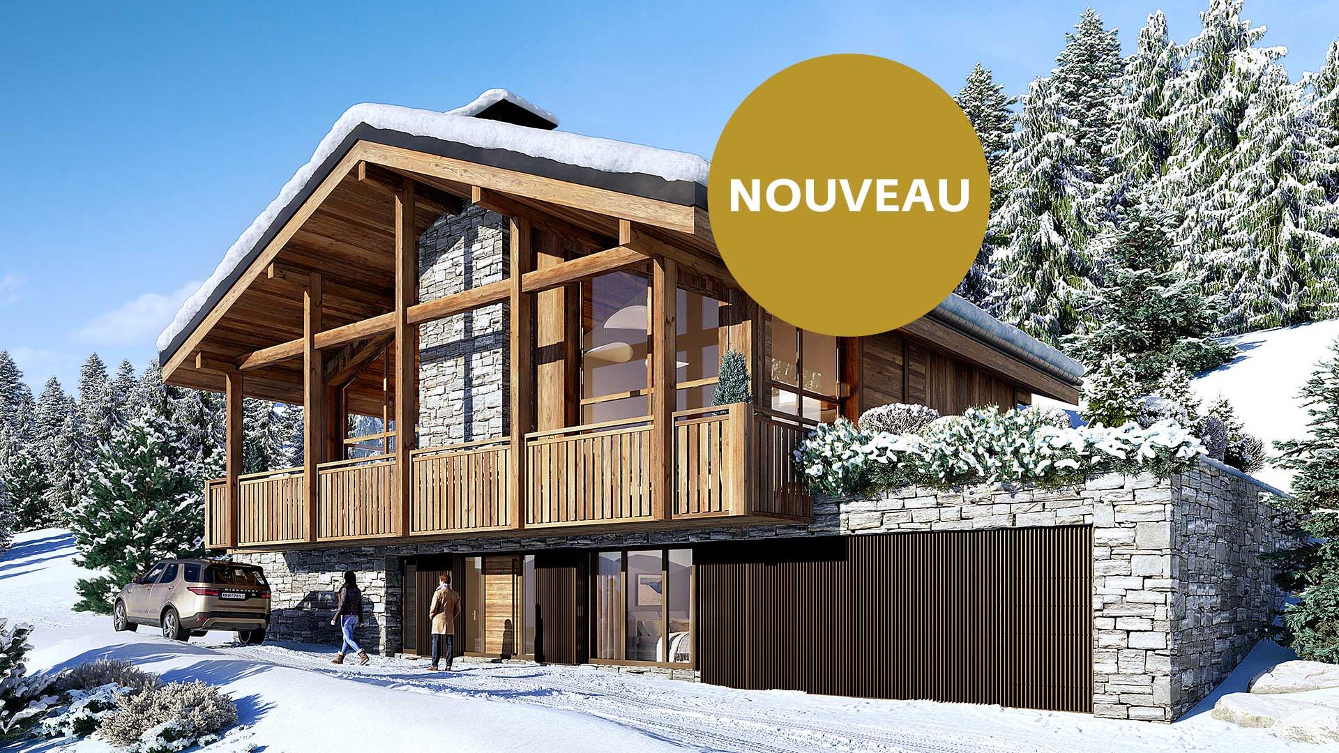 Alps Living - Programme immobilier Les Platons, Les Gets - Vue ext&eacute;rieure 1